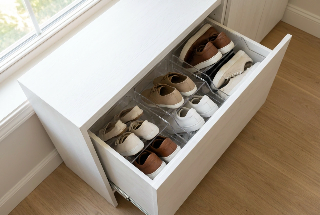 Comment organiser un meuble à chaussures étroit pour y ranger plus de paires