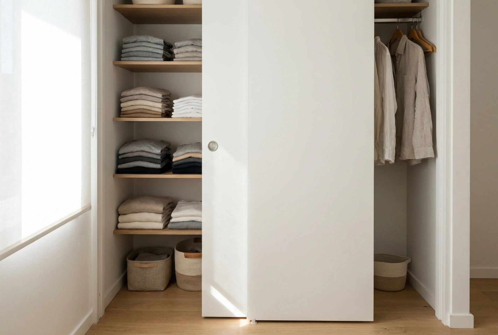 Armoire à portes coulissantes dans une petite pièce : les règles d'un accès confortable