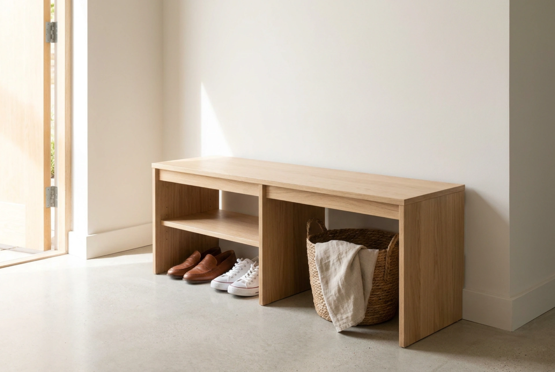 Le meuble à chaussures avec assise : optimiser l'espace et l'organisation de l'entrée