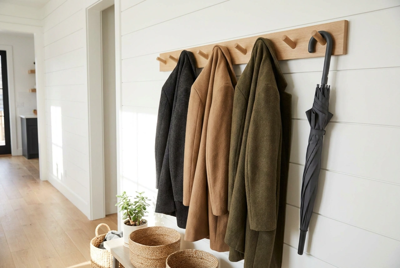 Comment maintenir l'ordre sur un portemanteau sur pied