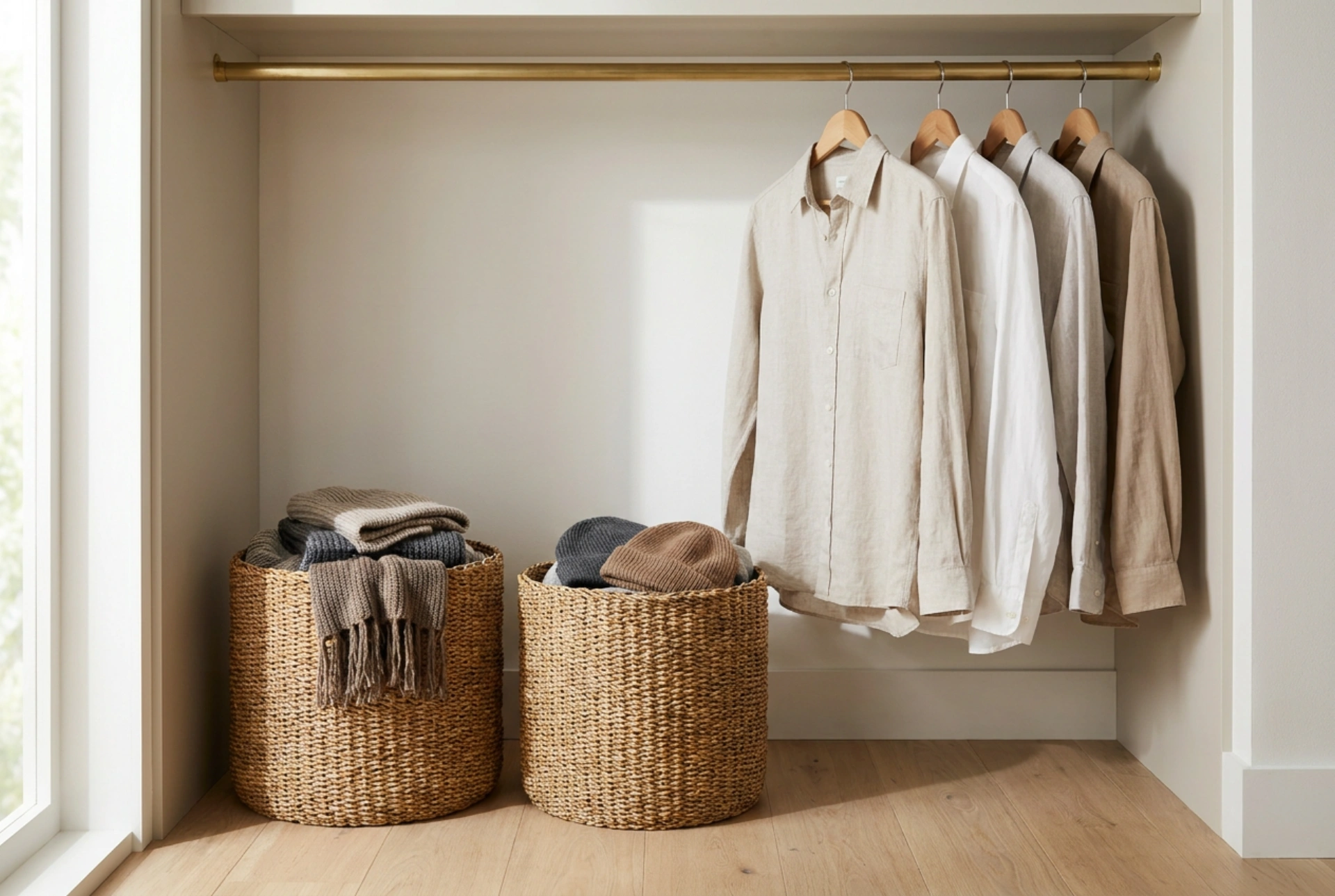 Optimiser une armoire basse avec tringle : que stocker pour maximiser l'espace