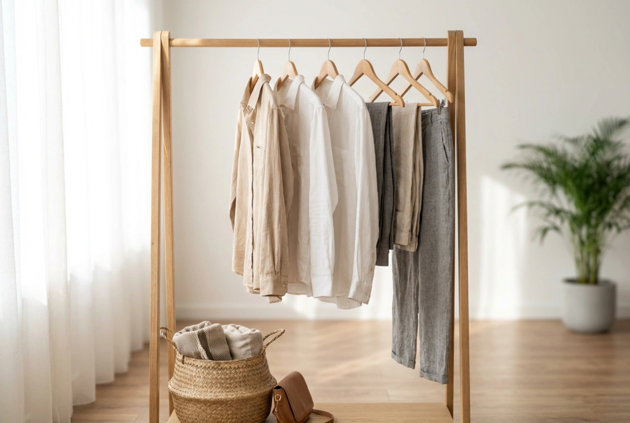 Comment organiser et entretenir un portant à vêtements en bois