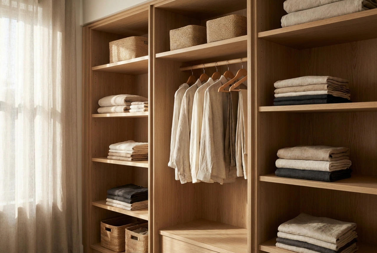 Comment aménager une grande armoire coulissante avec miroir dans la chambre