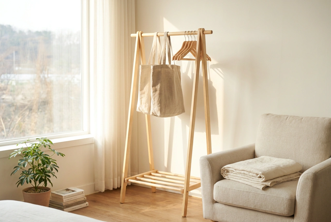 Comment bien positionner un portant à vêtements dans la chambre