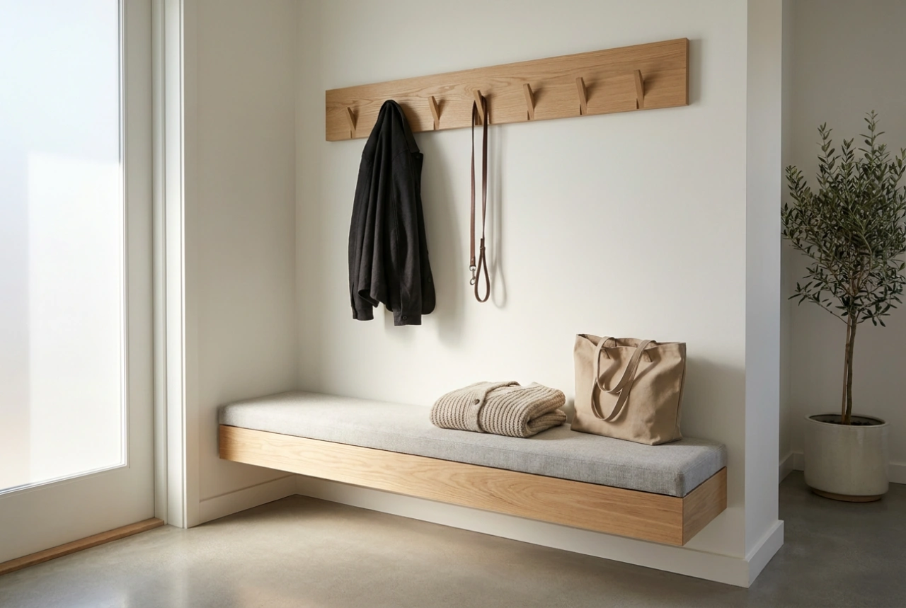 Comment optimiser un porte-manteau avec banquette pour l'organisation quotidienne des vêtements