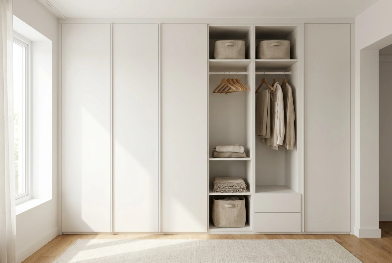 Comment concevoir une armoire sur tout un mur sans effet de surcharge