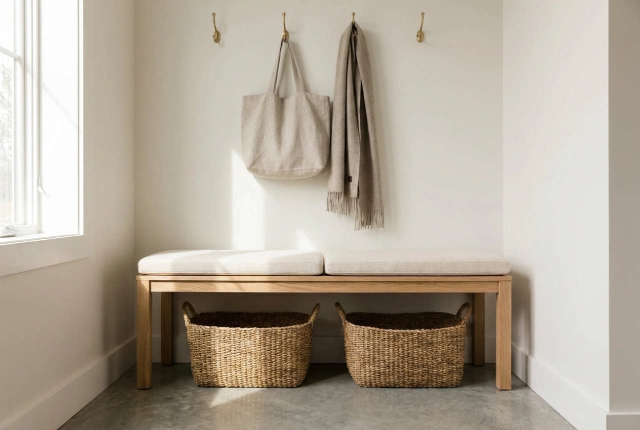 Comment optimiser un vestiaire avec assise pour un rangement fluide et pratique