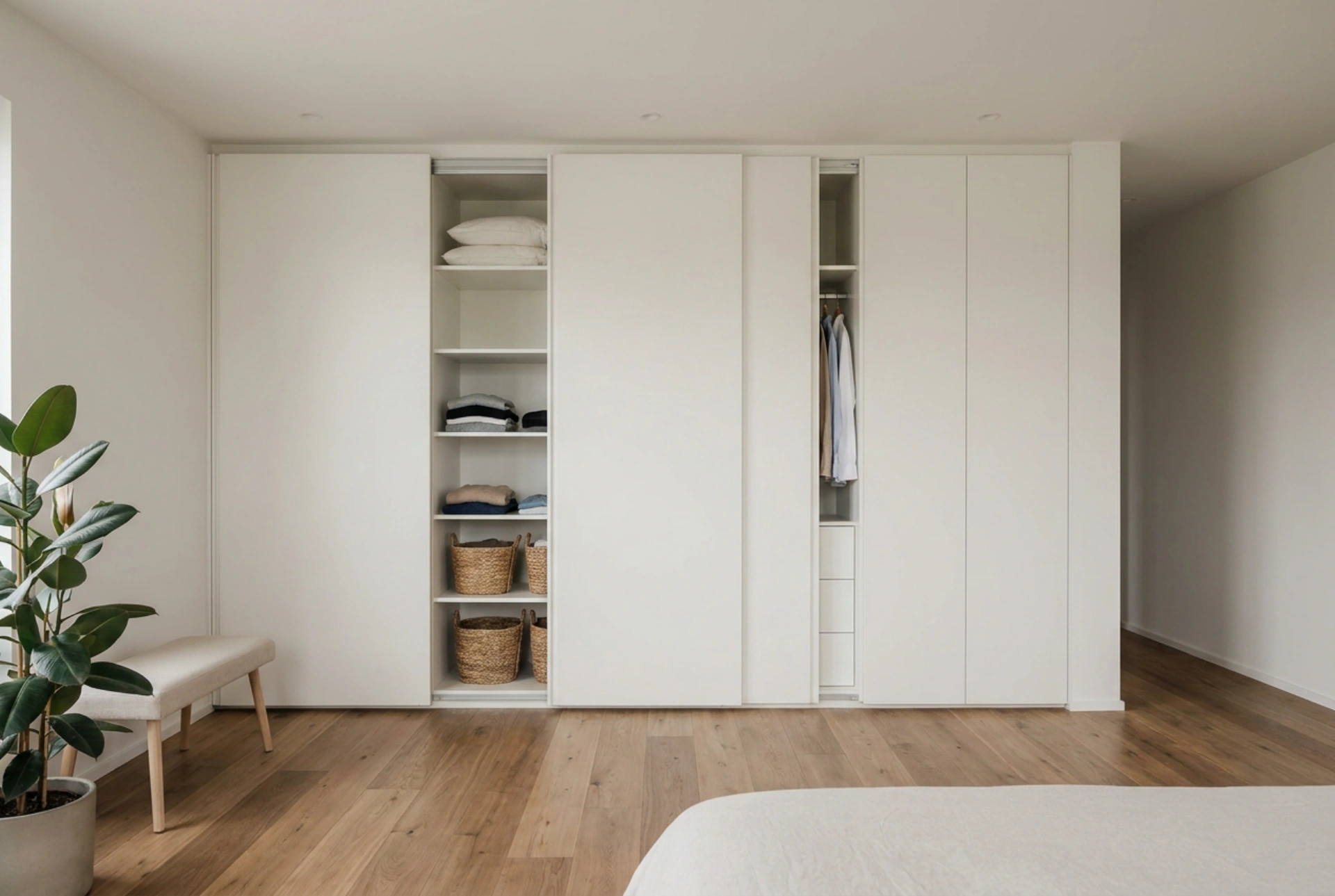Comment planifier des portes coulissantes de niche pour optimiser le rangement