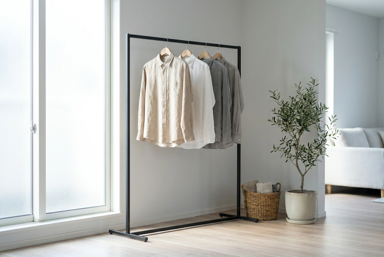 Comment organiser un portant à vêtements noir sans le surcharger