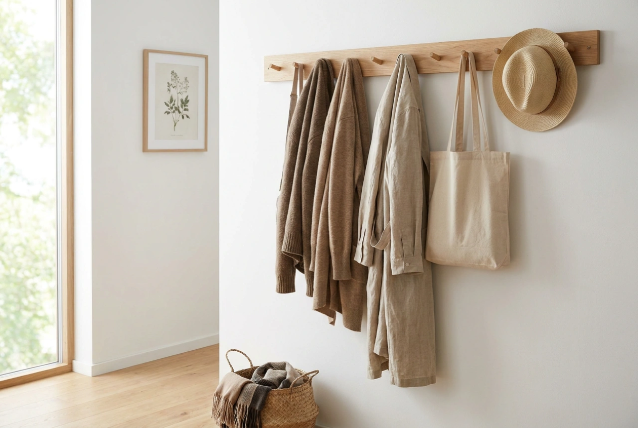 Sur quel mur installer un porte-manteau pour optimiser son confort d'utilisation