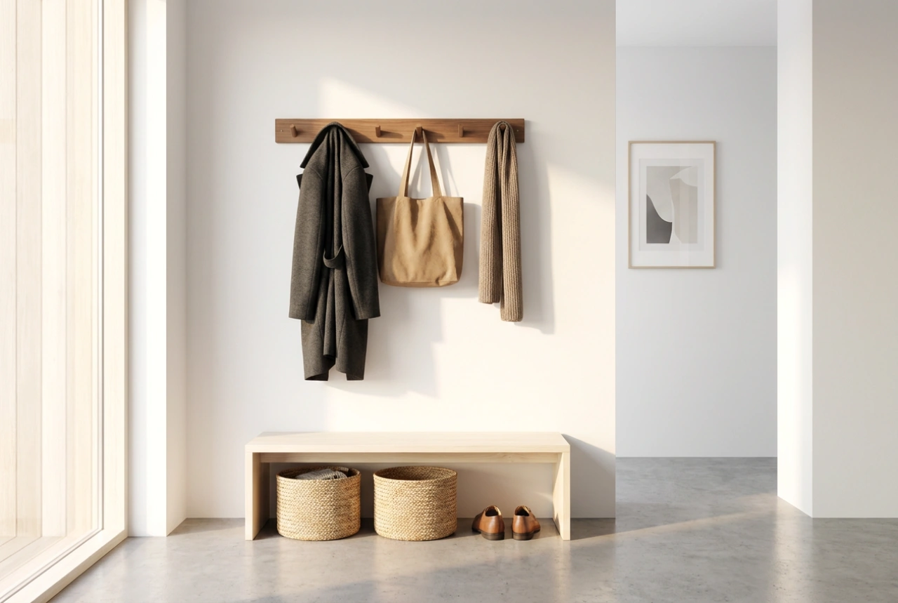 Portemanteau d'entrée : comment éviter l'effet d'accumulation désordonnée