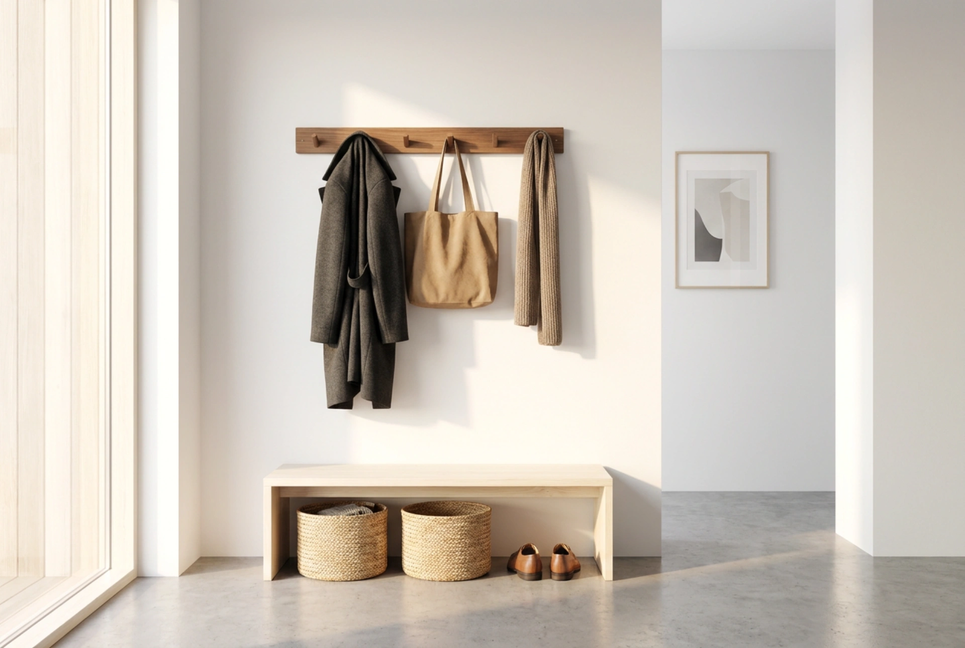 Portemanteau d'entrée : comment éviter l'effet d'accumulation désordonnée