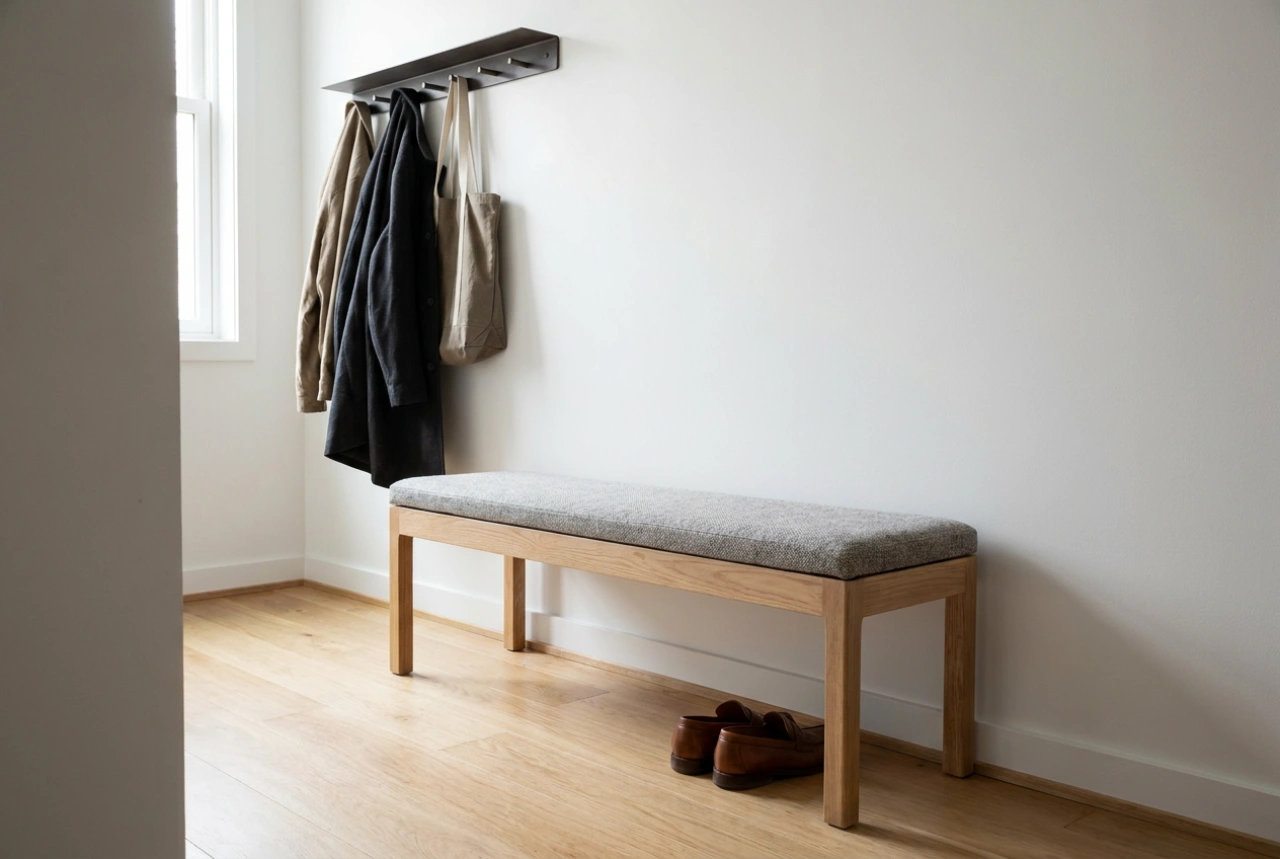 L'ergonomie du chaussage : concevoir un vestiaire d'entrée avec assise