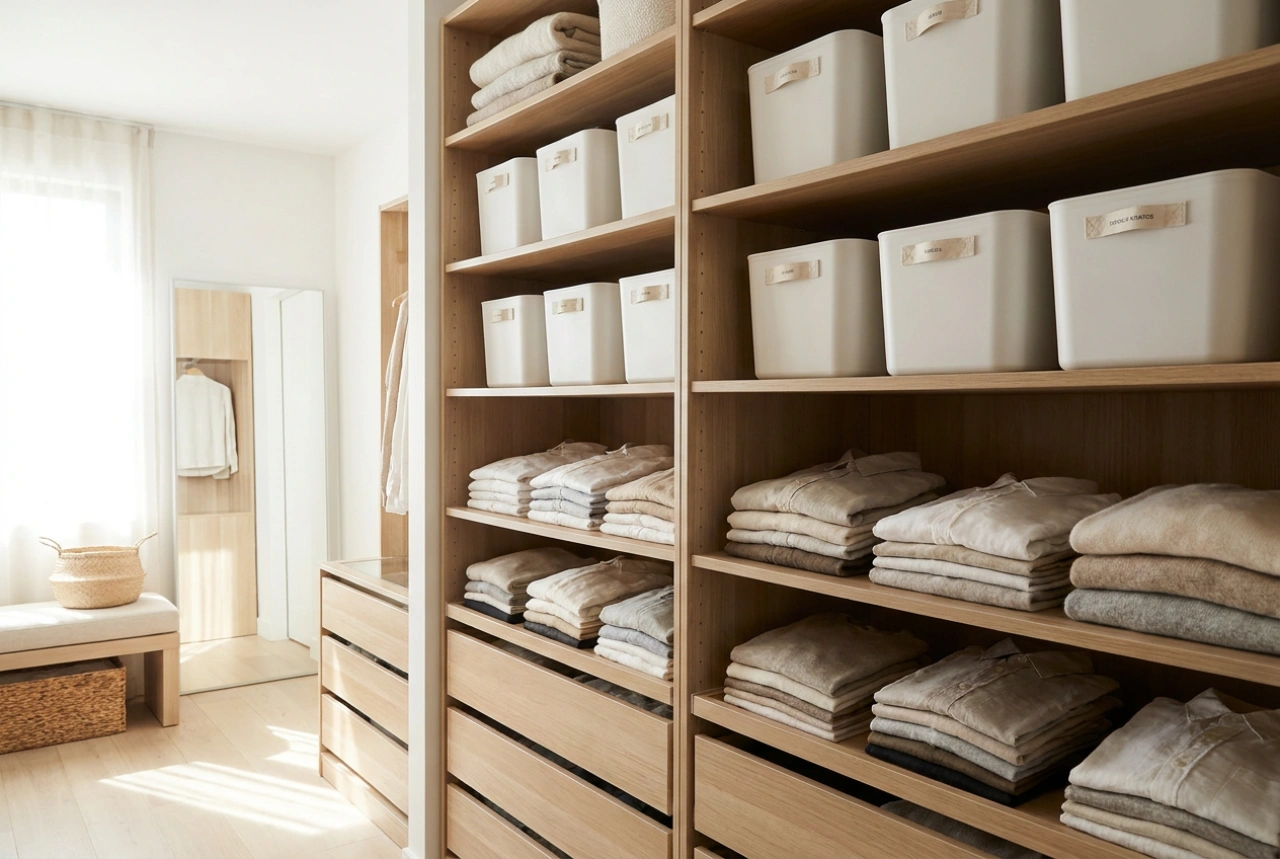 Aménager une niche en petit dressing : optimiser l'espace et l'accessibilité