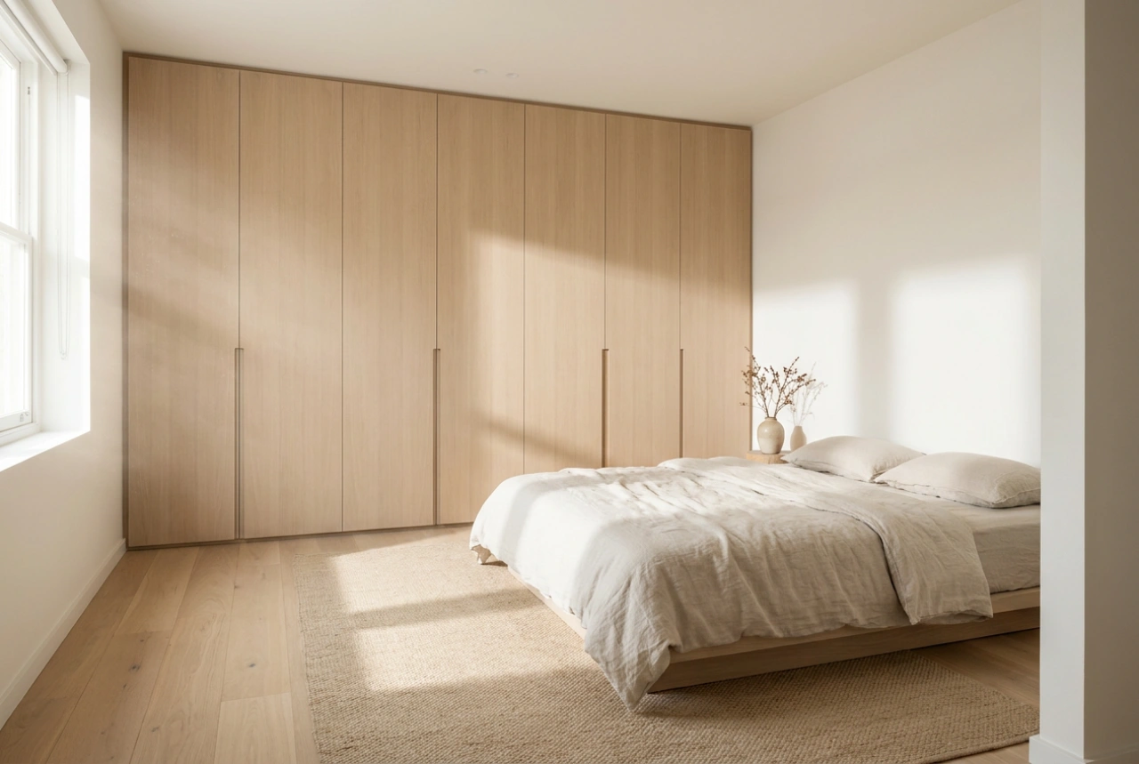 Petite chambre avec armoire : l'aménagement optimal pour préserver la liberté de mouvement