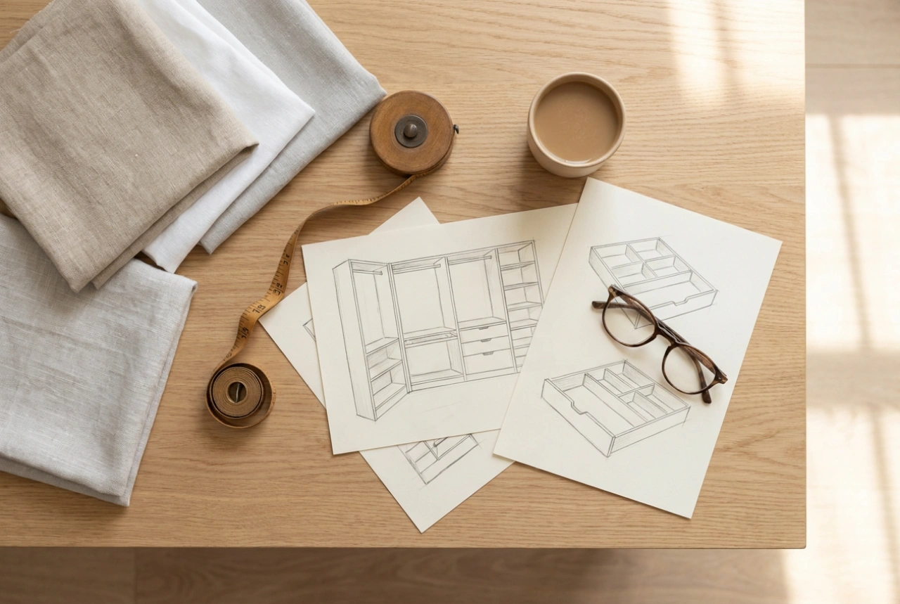 Comment concevoir un petit dressing à partir d'un inventaire précis