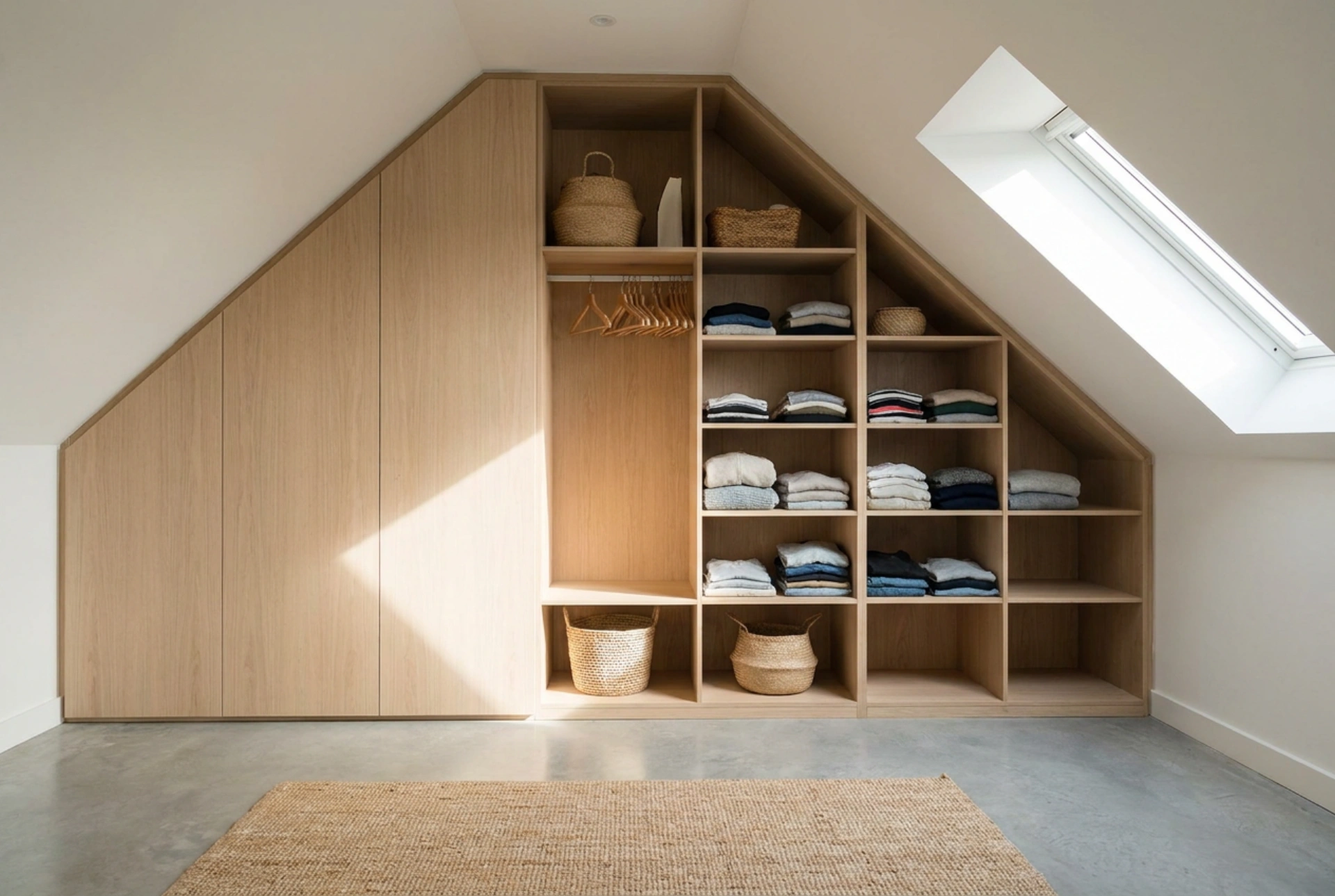 Comment concevoir un placard coulissant sous pente pour un fonctionnement fluide