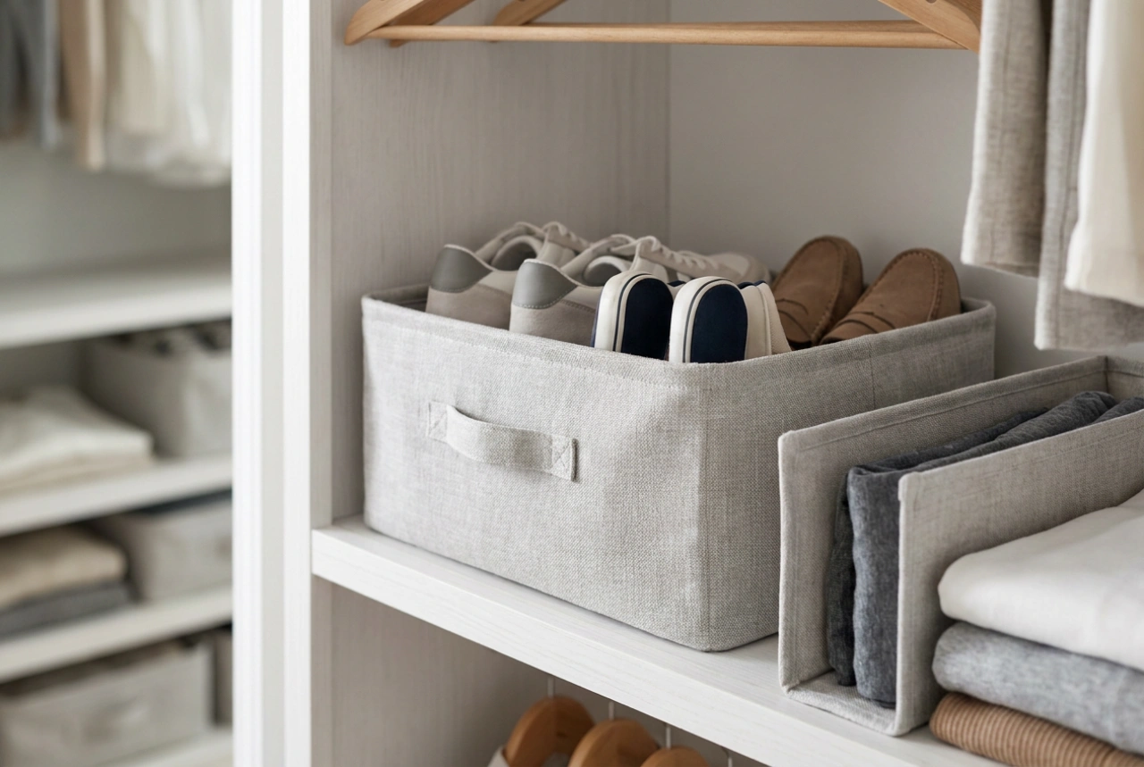 Comment organiser ses chaussures en panier dans une armoire sans perdre ses paires