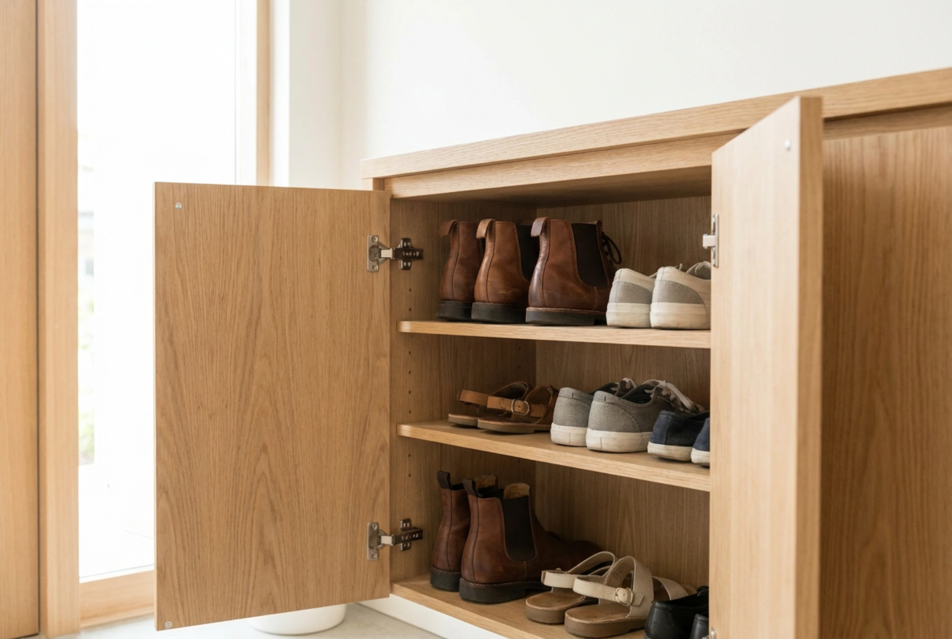 Comment organiser ses chaussures dans un meuble à chaussures fermé