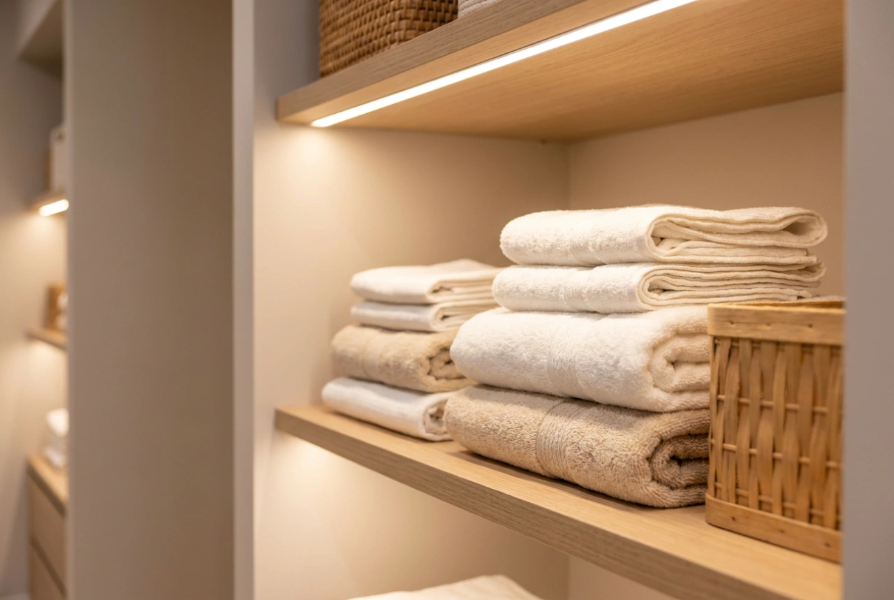 Éclairage LED pour armoire et optimisation de la lumière sur les étagères