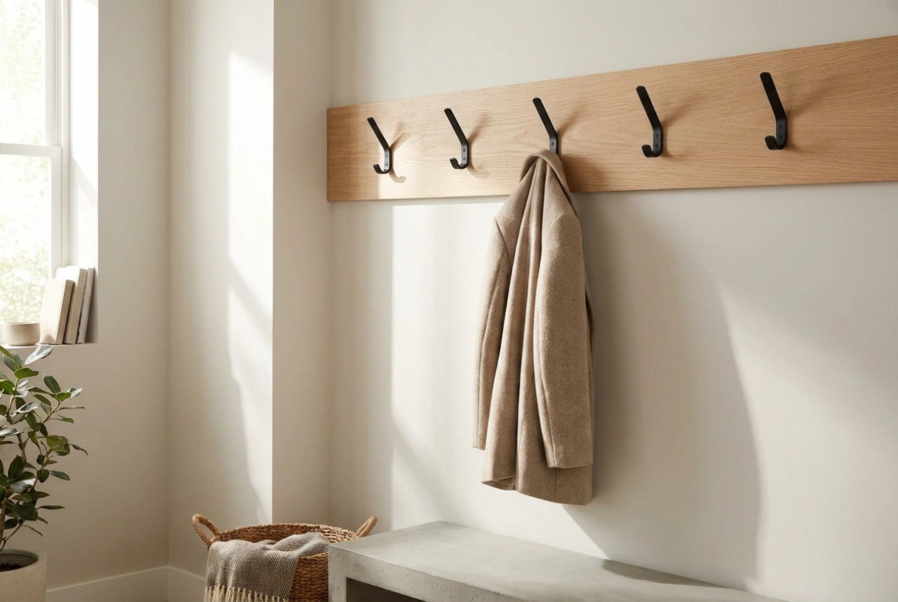 Comment organiser et positionner les patères dans une entrée
