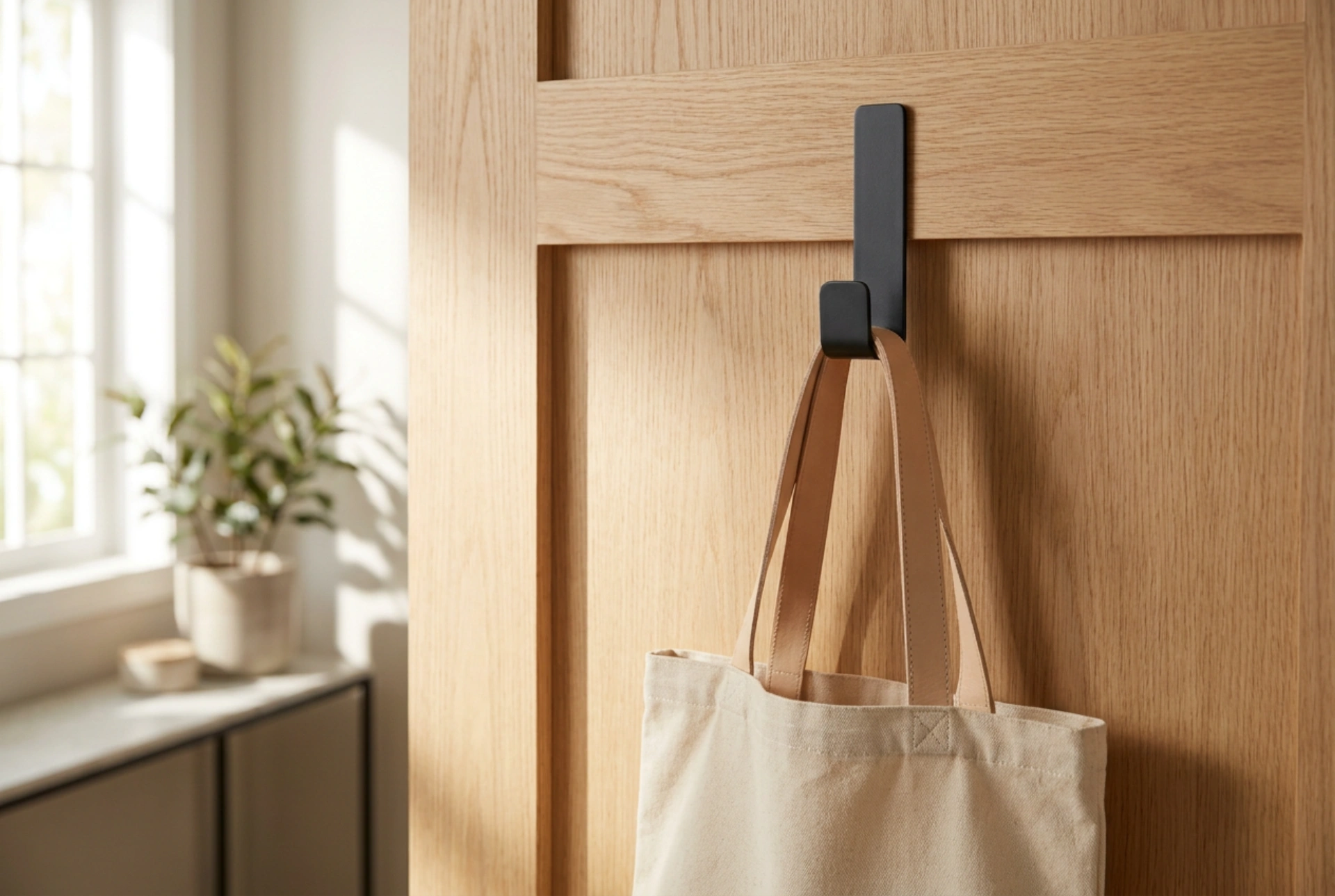 Comment choisir et installer une patère de porte d'entrée