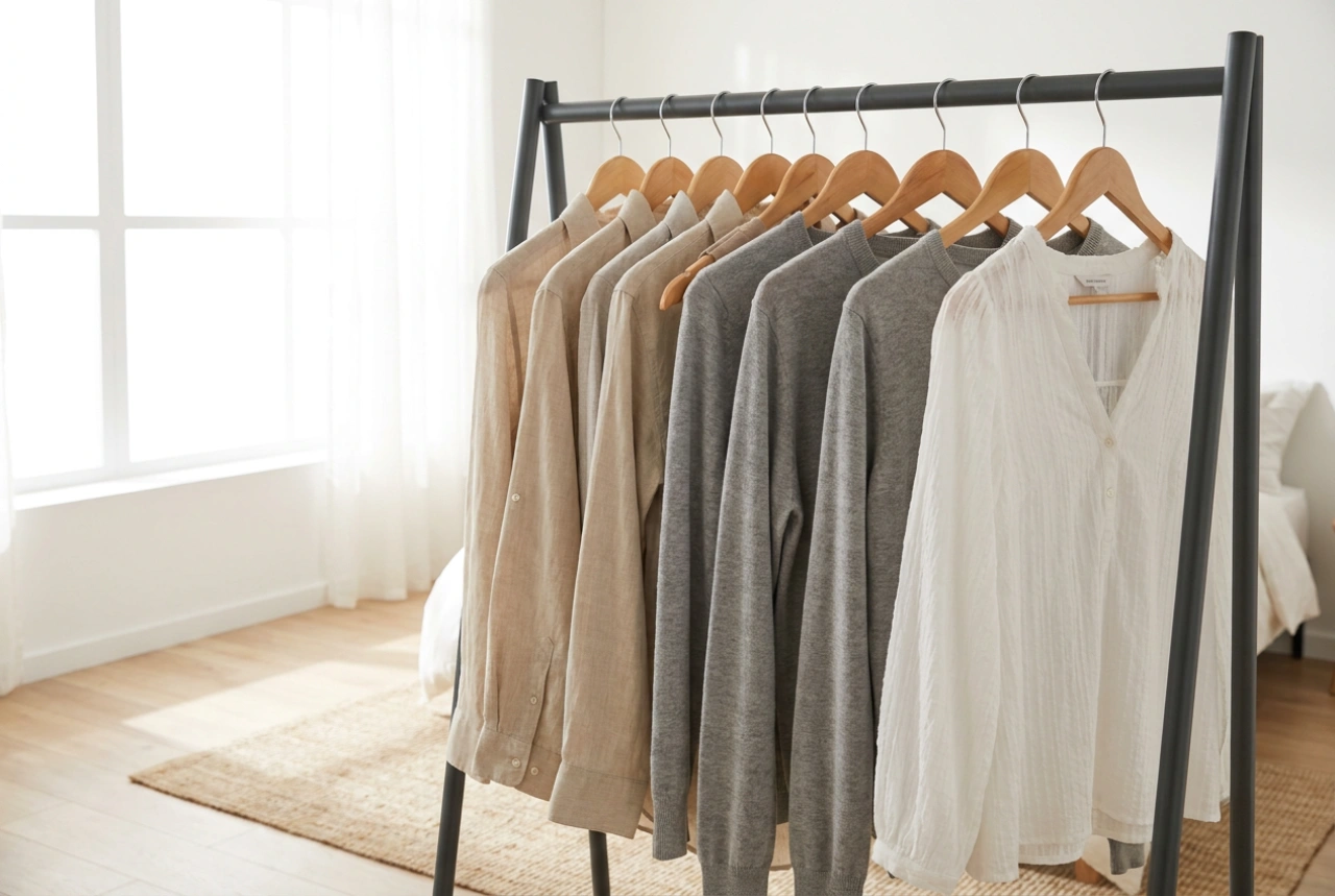 Comment le support de cintres pour armoire aide à planifier ses tenues