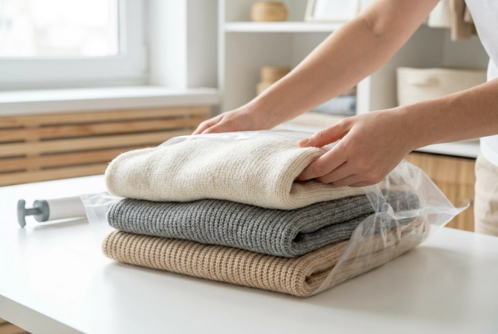 Comment utiliser les sacs de rangement sous vide sans endommager les textiles