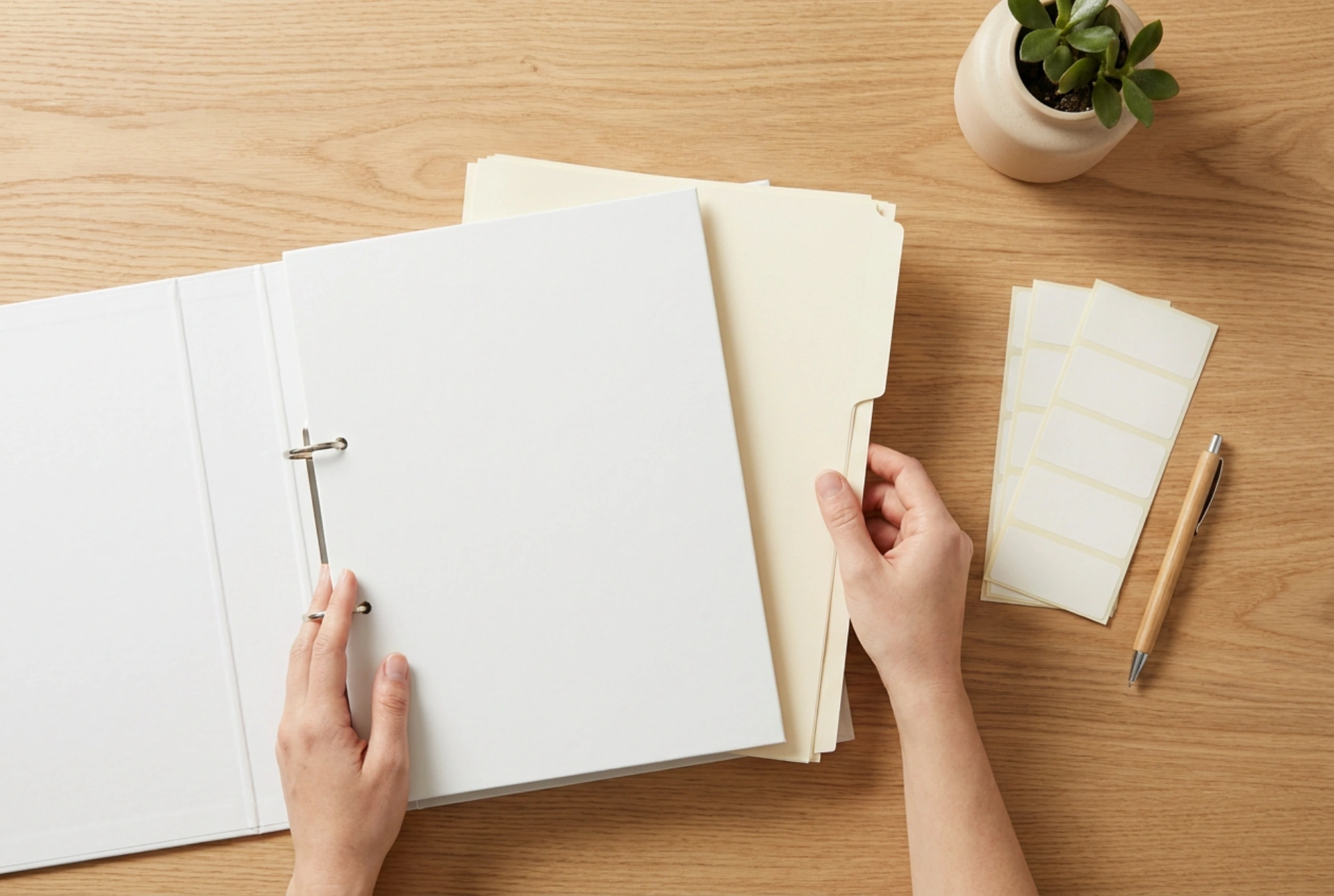 Comment organiser ses documents dans un classeur plastique