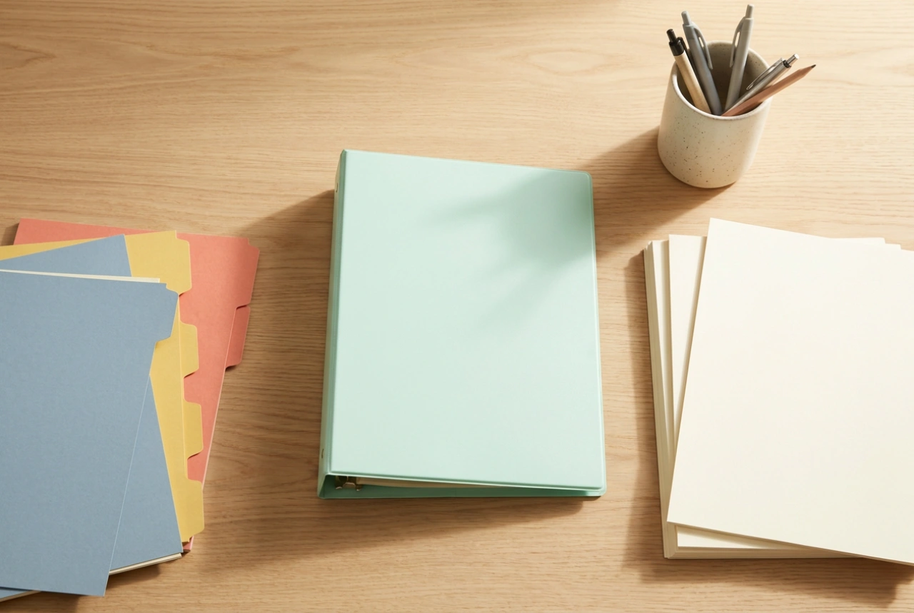 Comment organiser un classeur A5 pour les dessins et notes des enfants