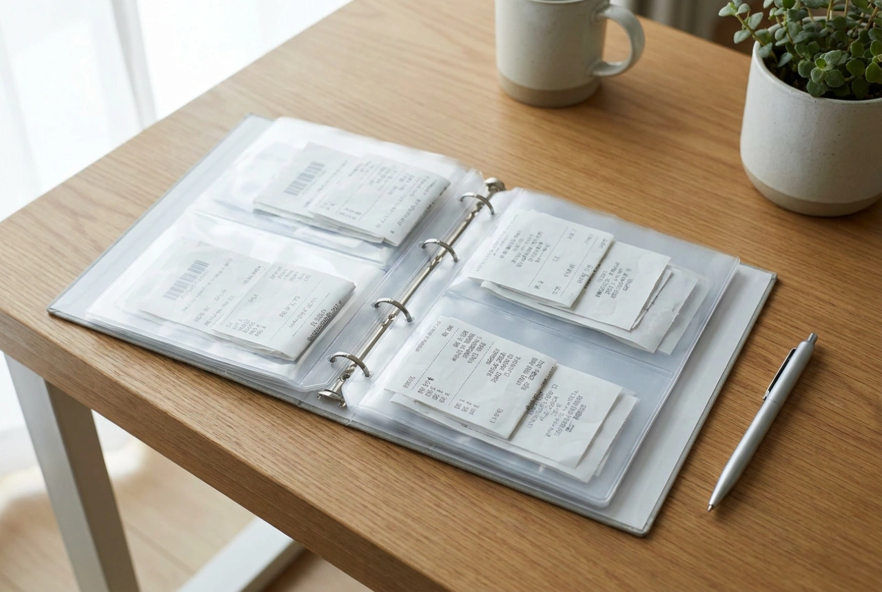 Comment organiser ses factures dans un classeur A5 avec pochettes