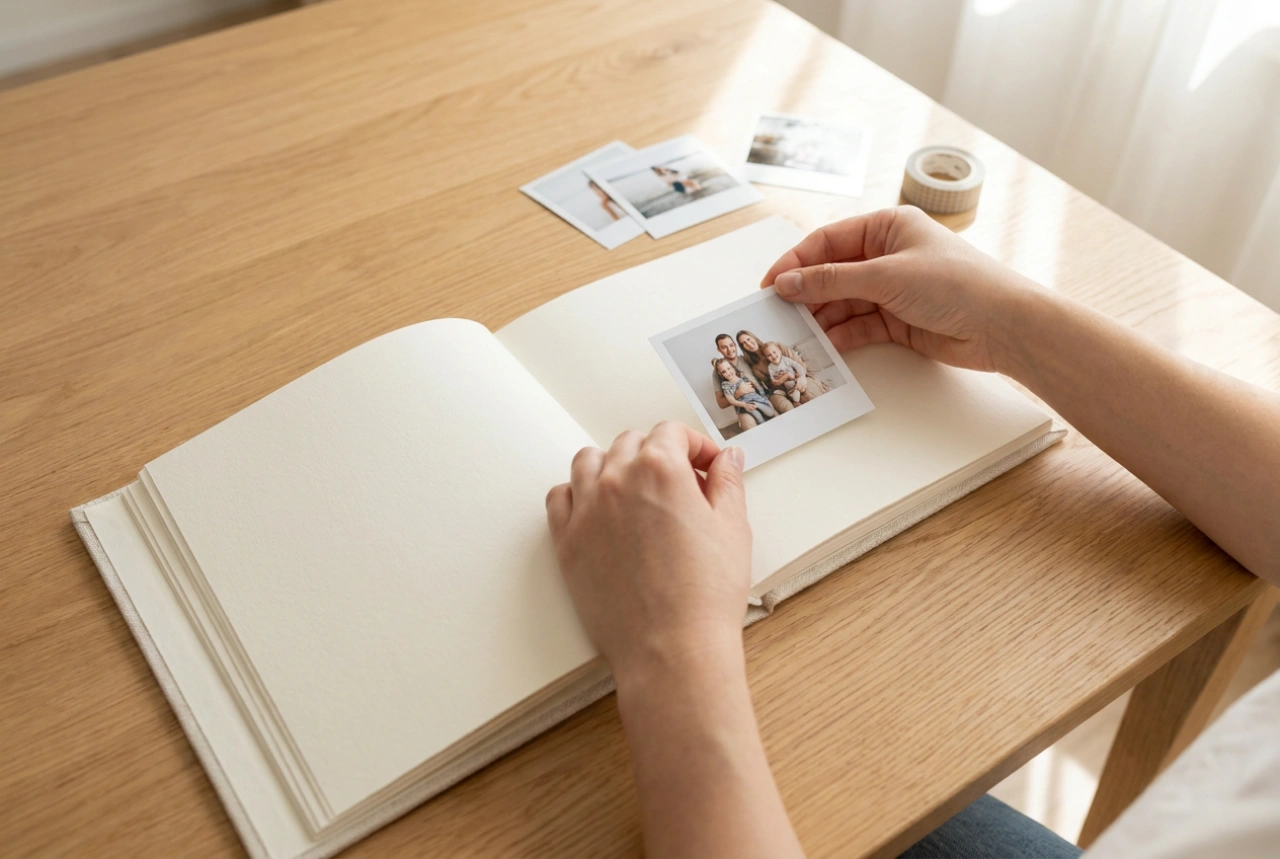 Comment organiser et agencer ses photos dans un album traditionnel à coller
