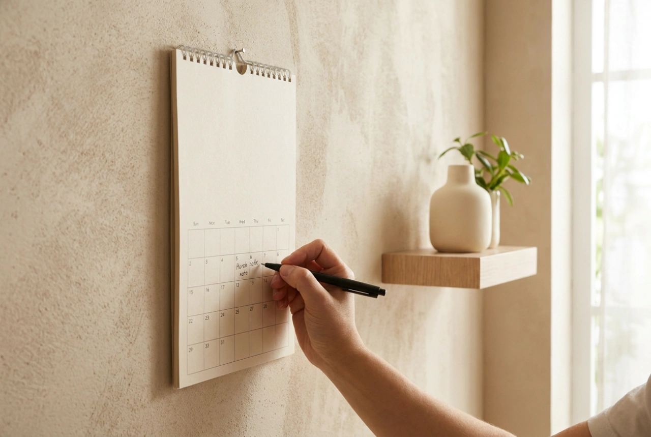 Comment organiser un calendrier mural pour planifier les rendez-vous de la famille