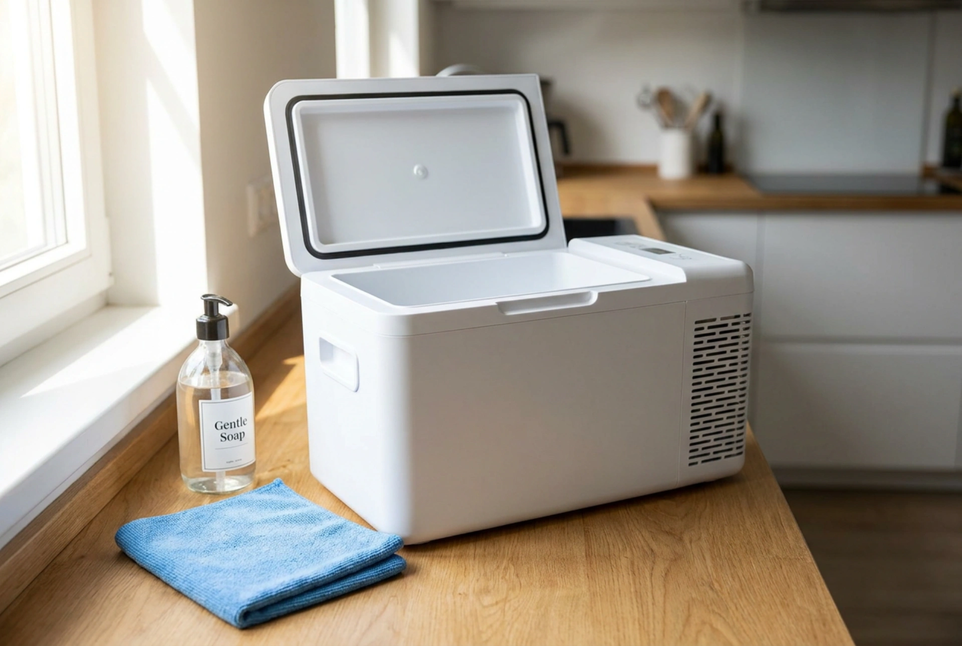 Comment nettoyer une glacière passive après le transport d'aliments