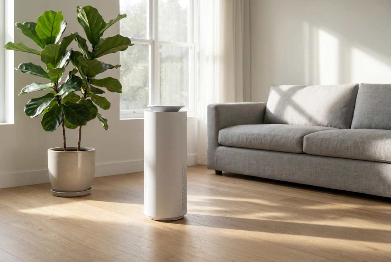 Le purificateur d'air avec humidificateur dans l'entretien quotidien de la maison