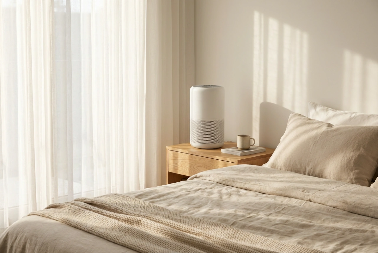 Comment positionner et régler un purificateur d'air dans la chambre pour la nuit