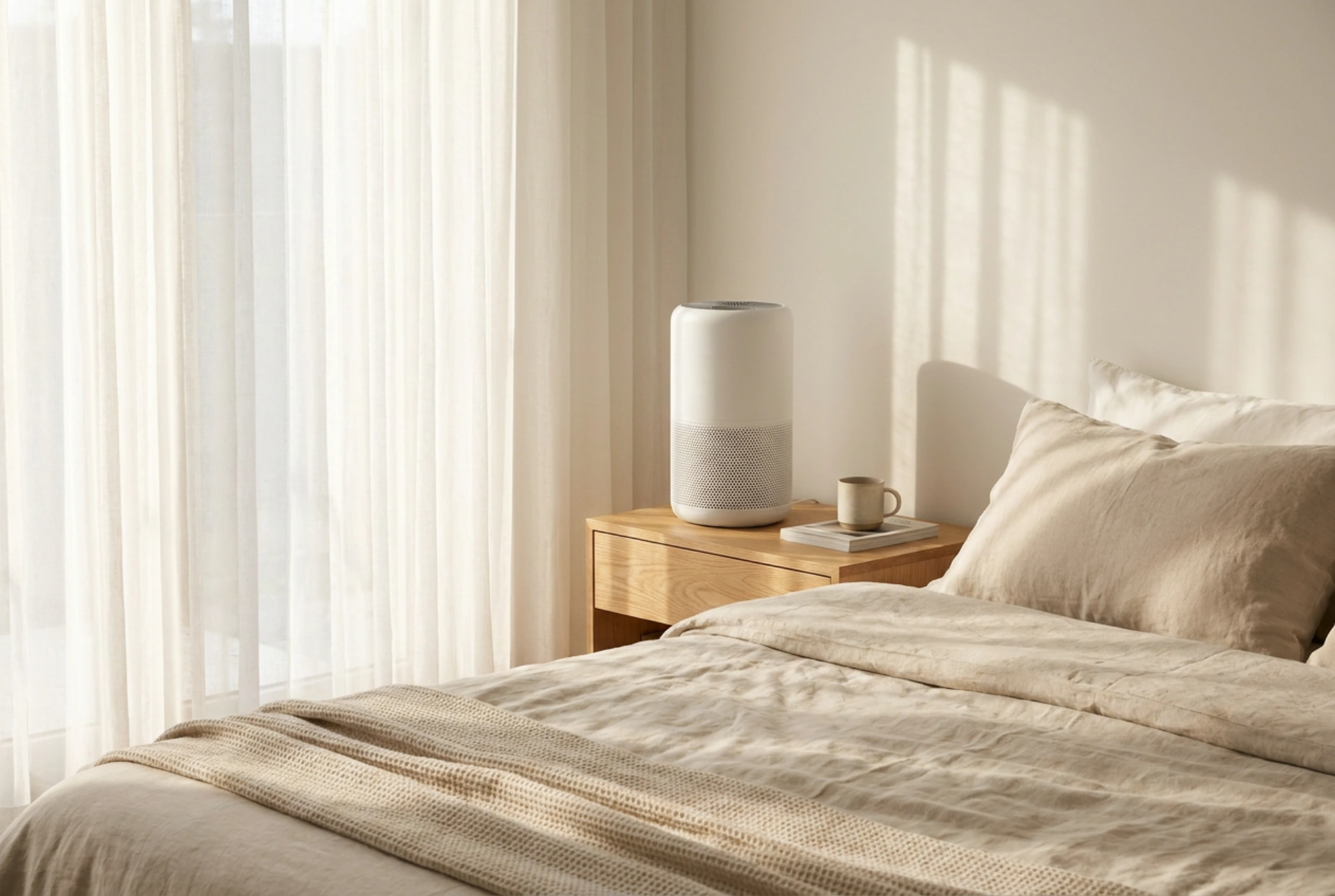 Comment positionner et régler un purificateur d'air dans la chambre pour la nuit