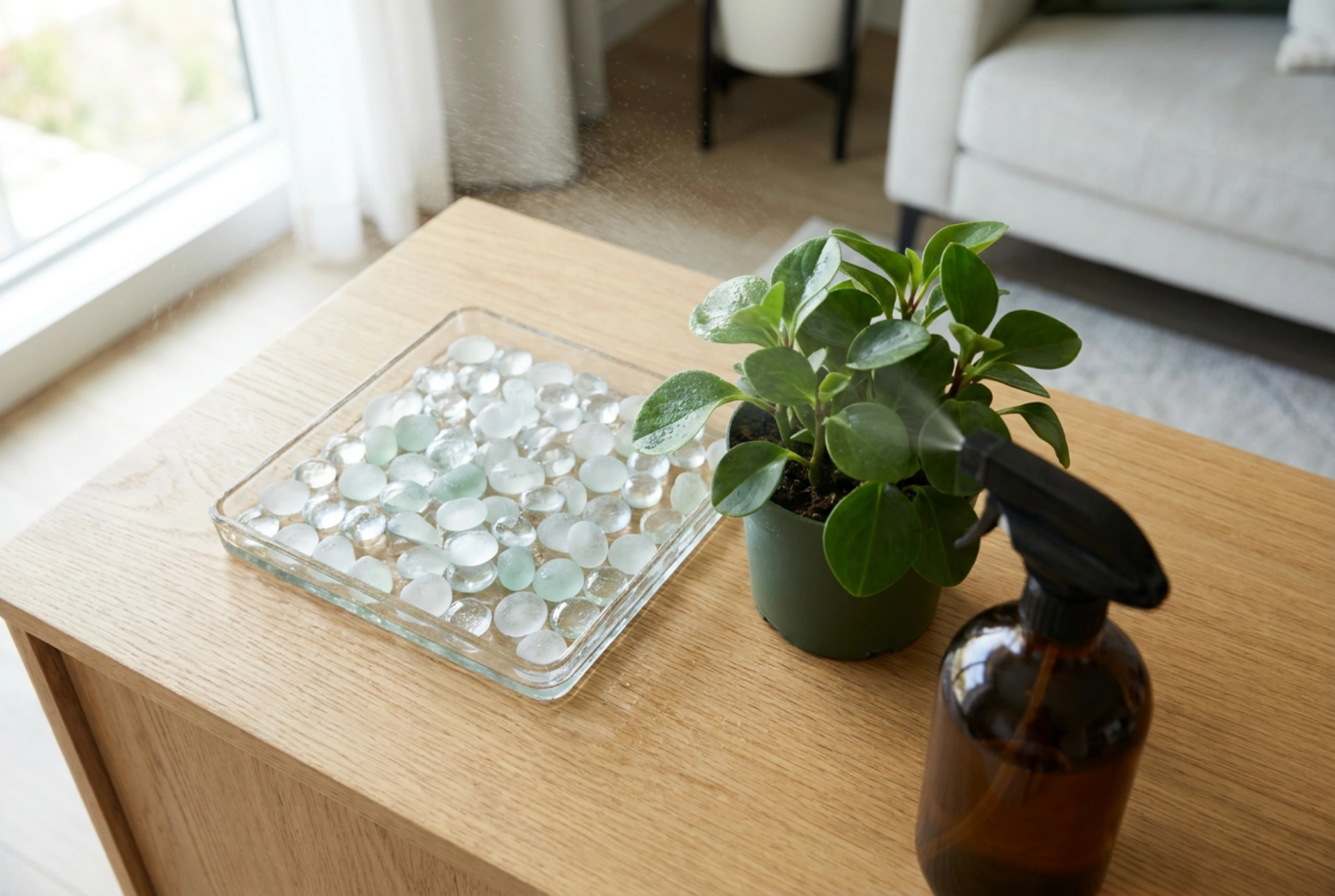 Comment humidifier l'air pour les plantes sans mouiller les rebords de fenêtre