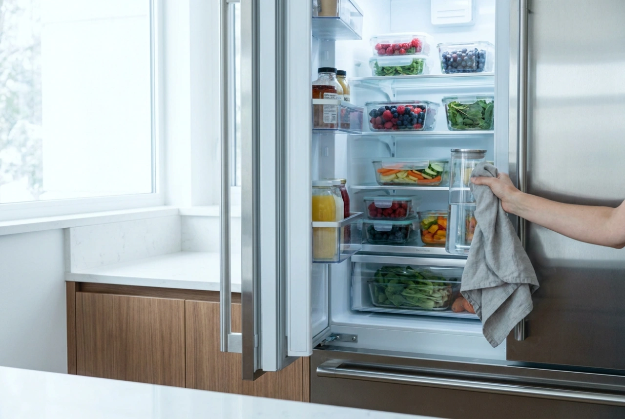 Petit réfrigérateur encastrable et règles pour une utilisation confortable
