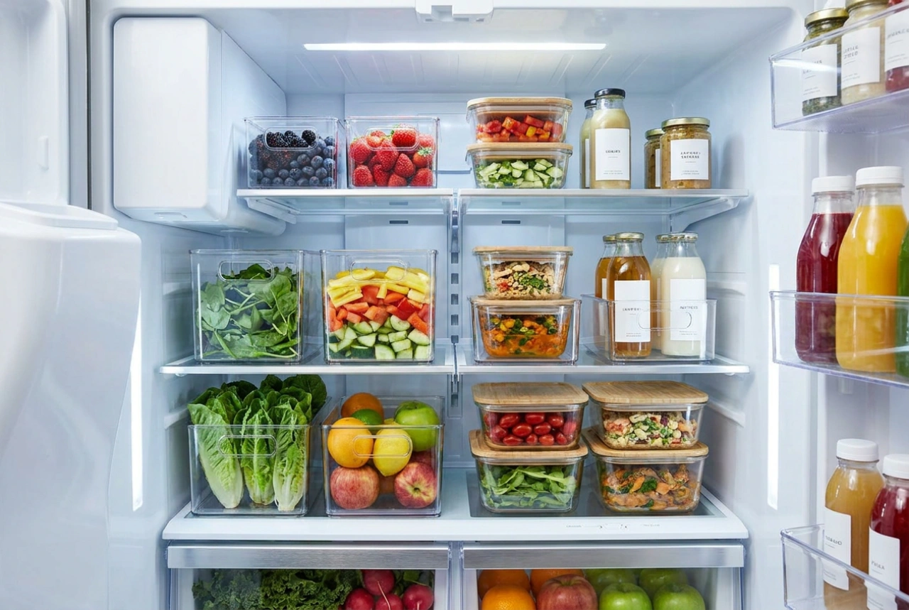 Comment organiser efficacement les aliments dans un petit réfrigérateur avec congélateur