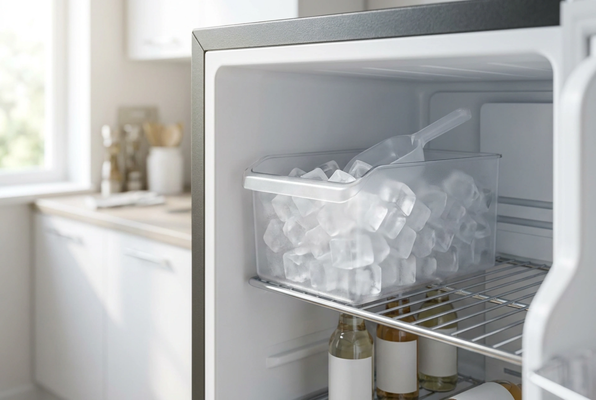 Petit réfrigérateur avec machine à glaçons : l'hygiène quotidienne du bac à glace
