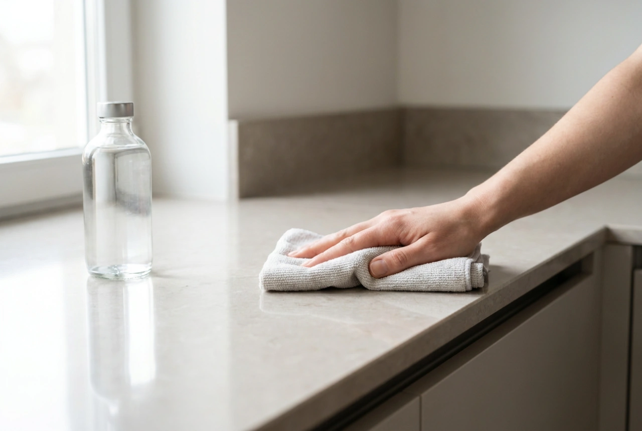 Comment nettoyer les meubles de cuisine brillants sans traces ni rayures