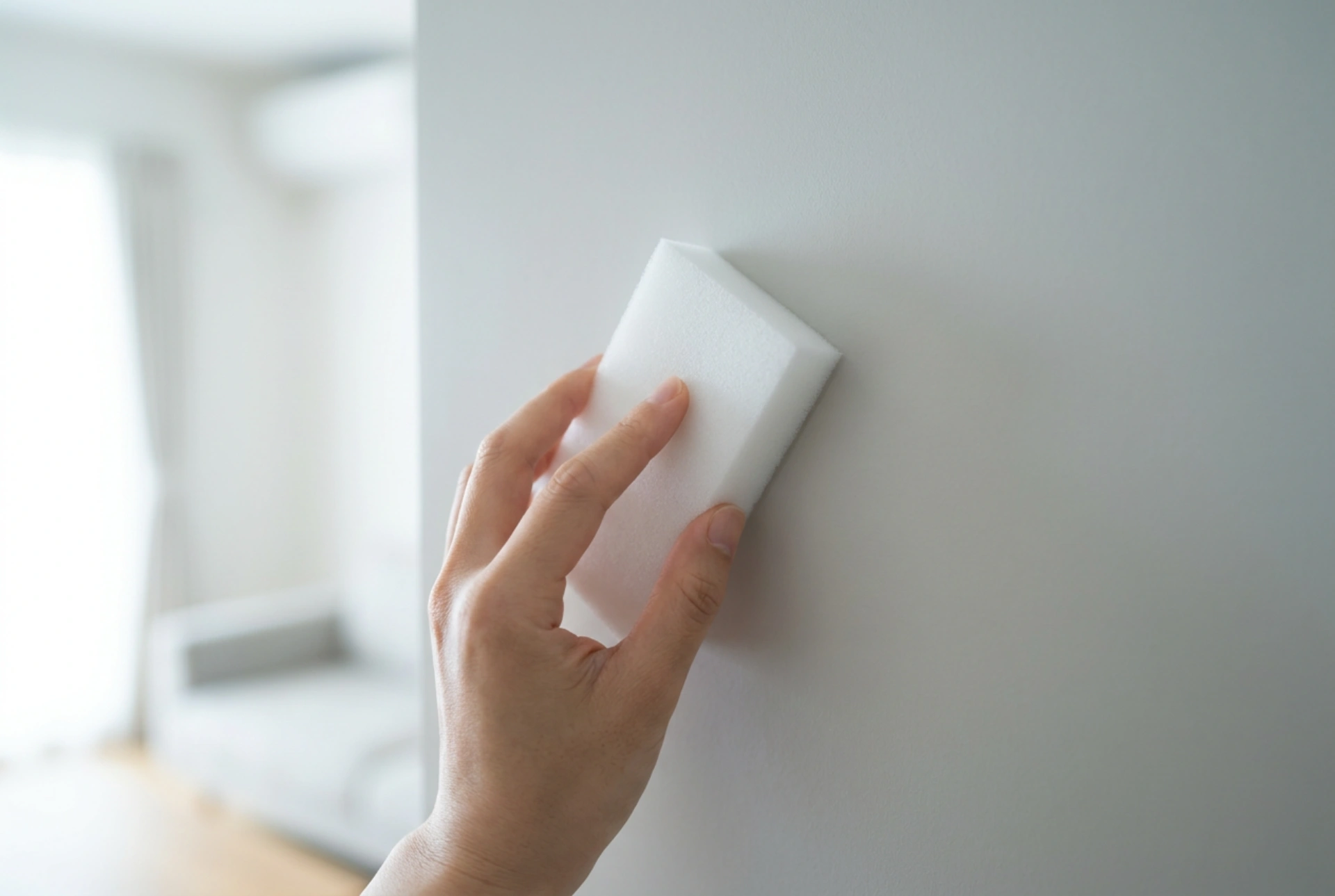Quelle éponge utiliser pour nettoyer les murs sans laisser de traces luisantes