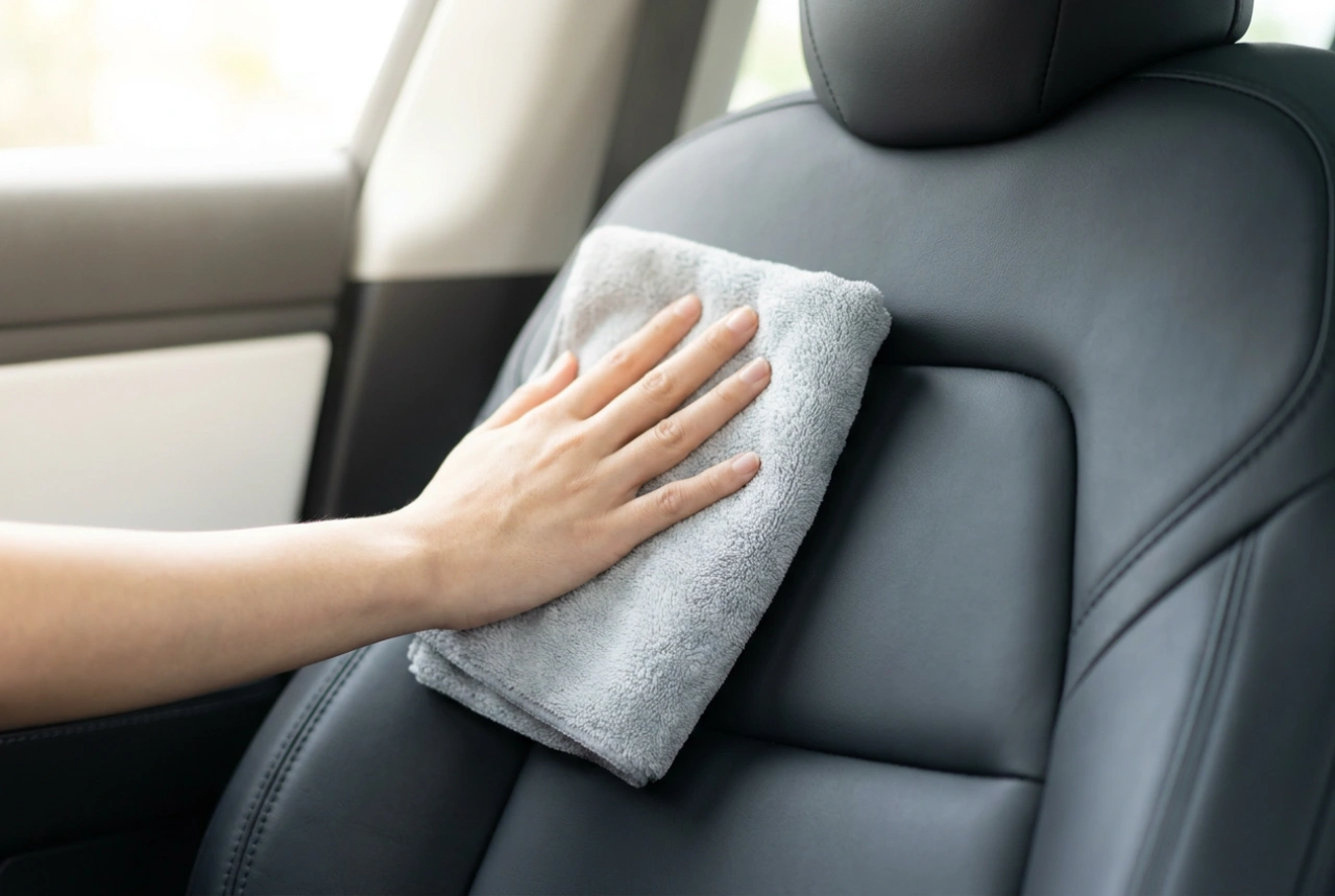 Comment nettoyer le cuir de voiture en préservant son aspect mat d'origine