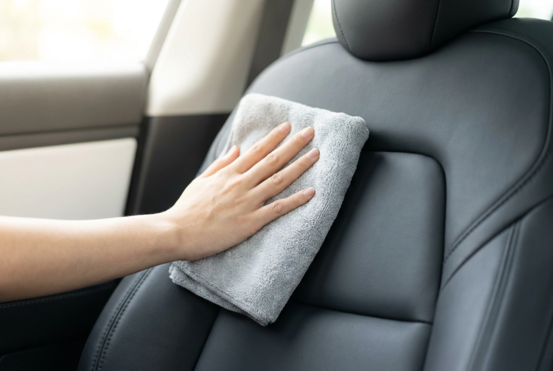 Comment nettoyer le cuir de voiture en préservant son aspect mat d'origine