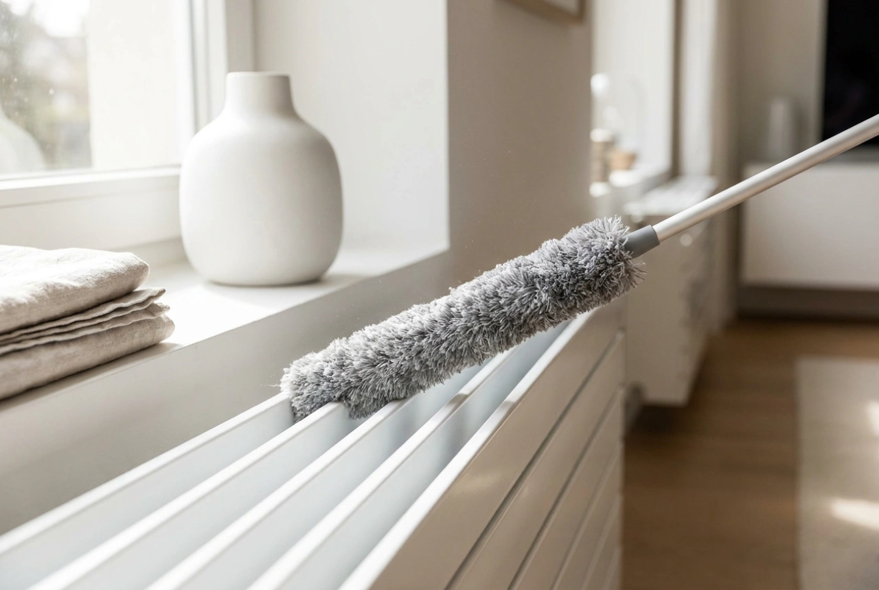 Comment nettoyer un radiateur avec une brosse et éliminer la poussière des endroits difficiles d'accès
