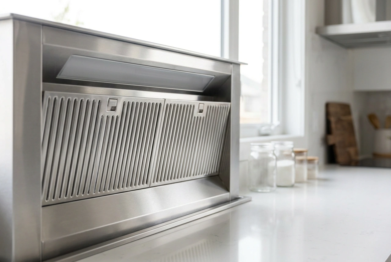 Conditions d'efficacité d'une hotte de cuisine à filtre à charbon