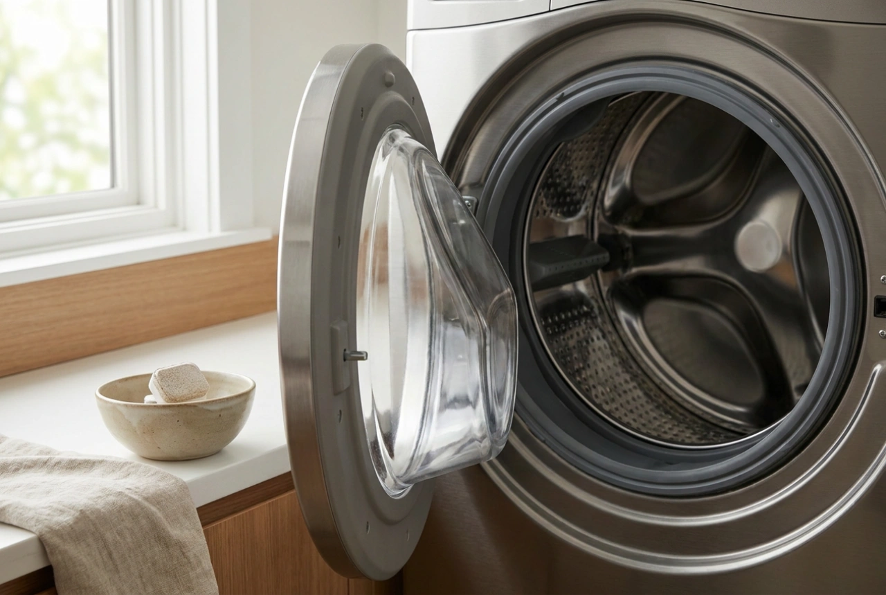 Comment utiliser les tablettes de nettoyage pour lave-linge en eau dure