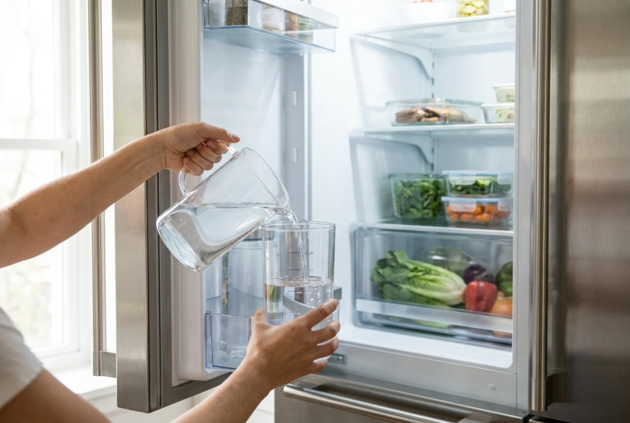 Comment fonctionne un réfrigérateur avec machine à glaçons sans raccordement d'eau fixe