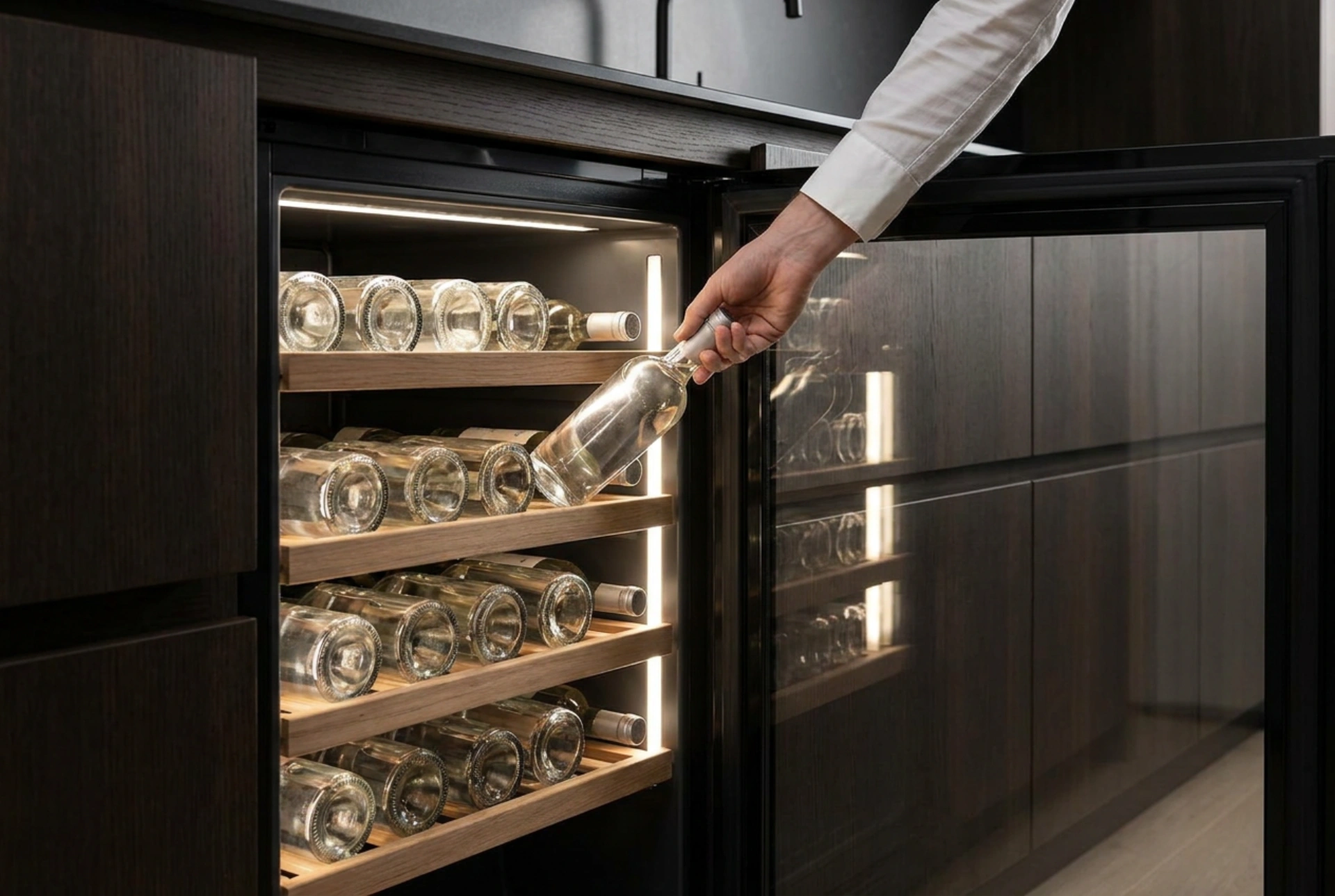 Comment utiliser une cave à vin encastrable à la maison